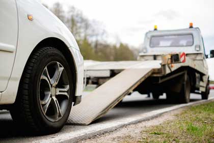 Car Getting Towed